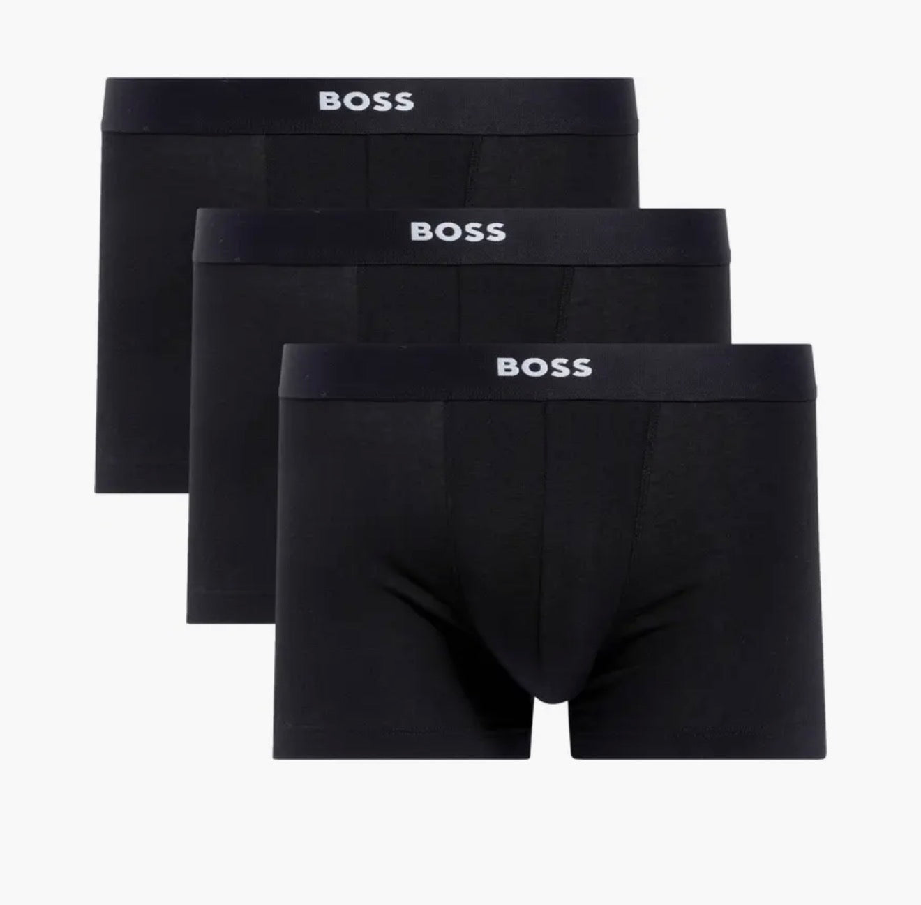 BOSS 3-Pack Stretch Cotton Boxer Briefs