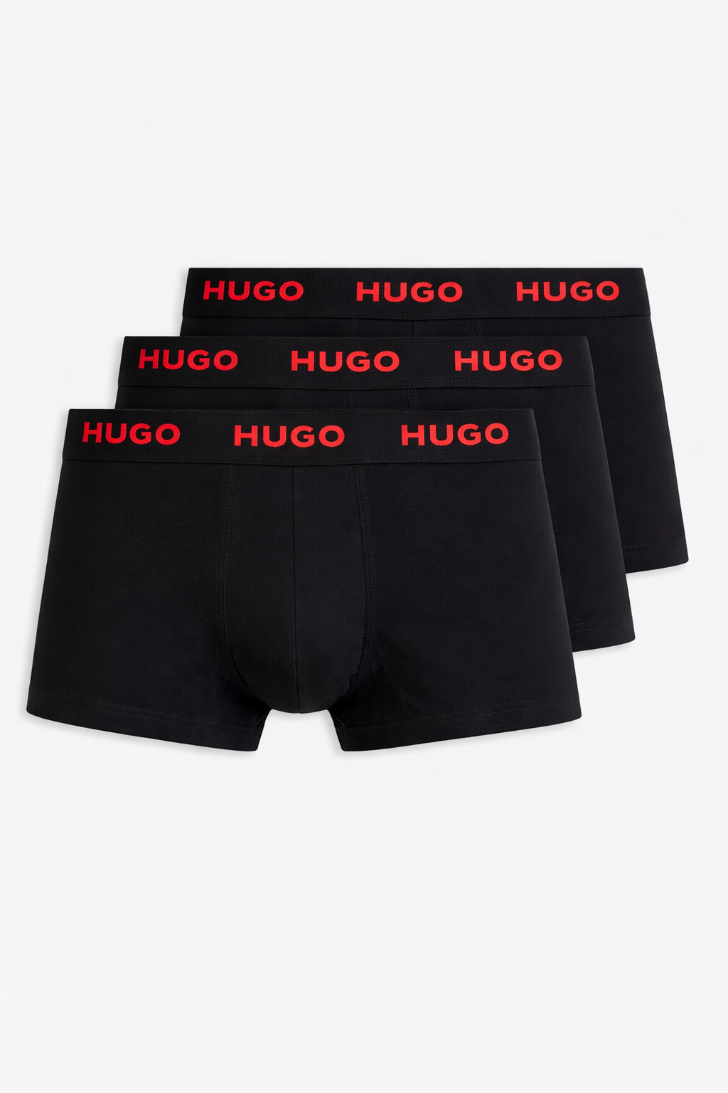 HUGO 3-Pack Cotton Stretch Trunks