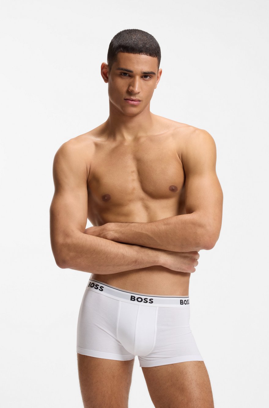 BOSS 3-Pack Stretch Cotton Trunks
