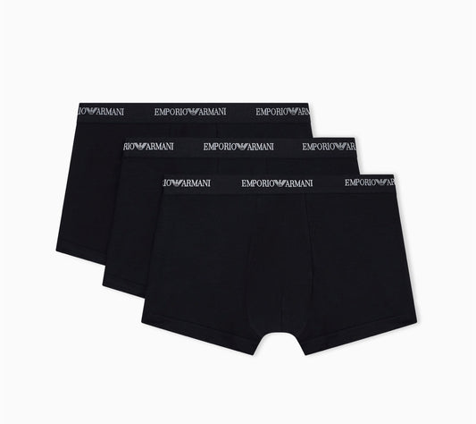 Armani Three-Pack Stretch Jersey Boxer Briefs